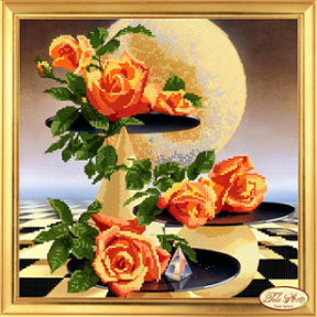 Набор для вышивания бисером Tela Artis НГ-002 Лунные розы