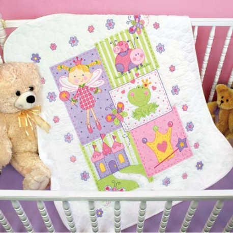 Набор для вышивания одеяла Dimensions 70-73541 Fairy Quilt фото