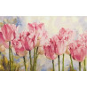 Набор для вышивки крестом Алиса 2-37 Розовые тюльпаны фото