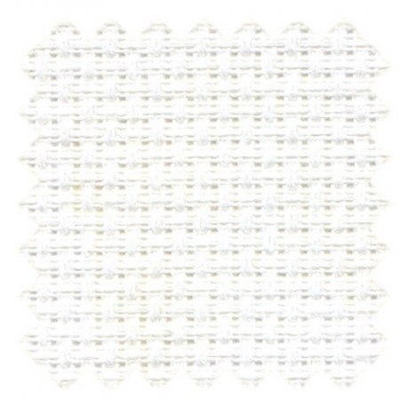Ткань для вышивания "AIDA №14" Белый (50х80) Anchor/MEZ