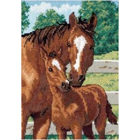 Набор для вышивки Dimensions 06960 Mother’s Pride Horses