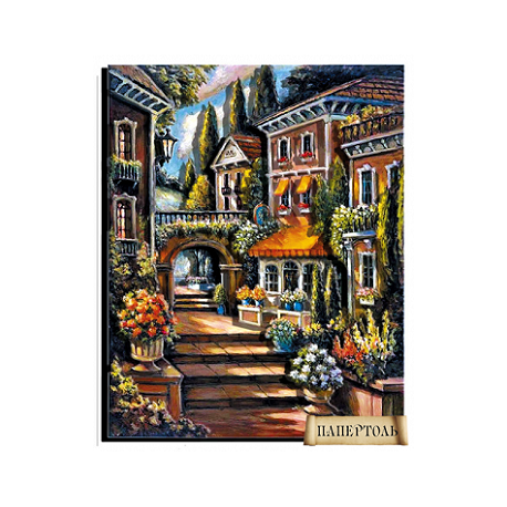 Картина из бумаги Папертоль РТ150064 "Цветущий переулок - 2"