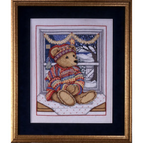 Набір для вишивання Design Works 5447 Bear at Window