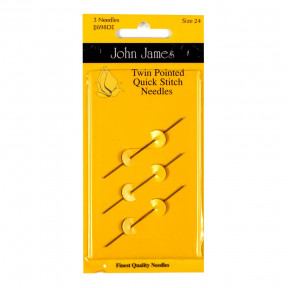 Набір двосторонніх гобеленових голок №28(3шт) John James JJ698D028