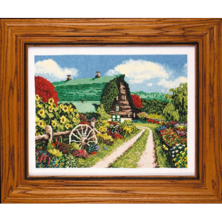 Набір для вишивання Design Works 2329 Barn Floral фото