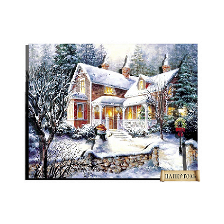 Картина з паперу Папертоль РТ150085 Зимовий ранок фото