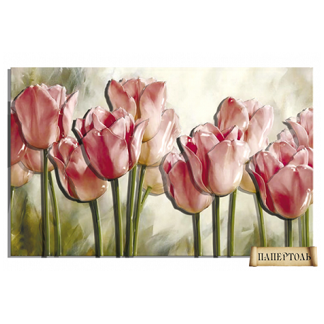Картина з паперу Папертоль РТ150088 Ніжність тюльпанів фото