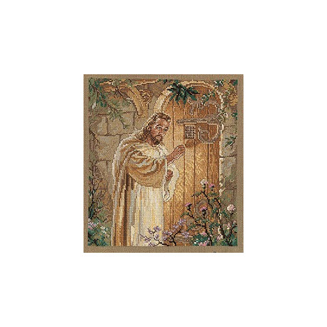 Набор для вышивания Janlynn 1139-81 Christ at Heart’s Door фото