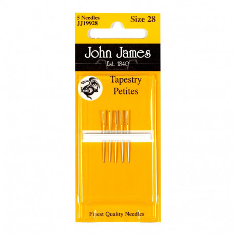 Набір коротких голеленових голок №22 (6 шт) John James JJ19922