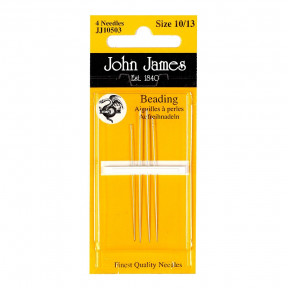 Набор бисерных игл Beading №12 (4шт) John James JJ10512