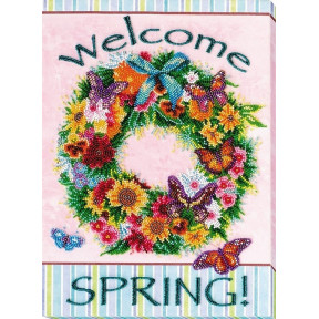 Набор для вышивки бисером на холсте Абрис Арт АВ-615 «Весна пришла»