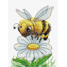 Набор для вышивки крестом МП Студия М-230 Трудолюбивая пчелка