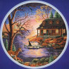 Набор для вышивания крестом Classic Design Осенний вечер 4450