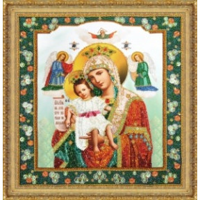 Набор для вышивания бисером  Картины Бисером Р-353 Икона Божей Матери Достойно эсть