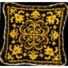 Набір для вишивки подушки Чарівна Міть 333ч Жовті мережива фото
