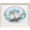 Набір для вишивки хрестиком Чарівна Мить А-165 Любов і голуби