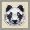 Набор для вышивки крестом Овен 1092 Значок-Панда фото