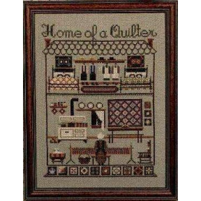 Схема для вишивання Told In The Garden TG17 Home of a Quilter