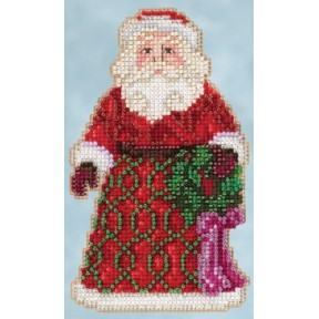 Набор для вышивания Mill Hill JS205105 Greetings Santa
