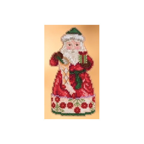 Набір для вишивання Mill Hill JS203105 Christmas Spirit Santa