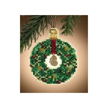 Набір для вишивання Mill Hill MH161305 Emerald Wreath фото