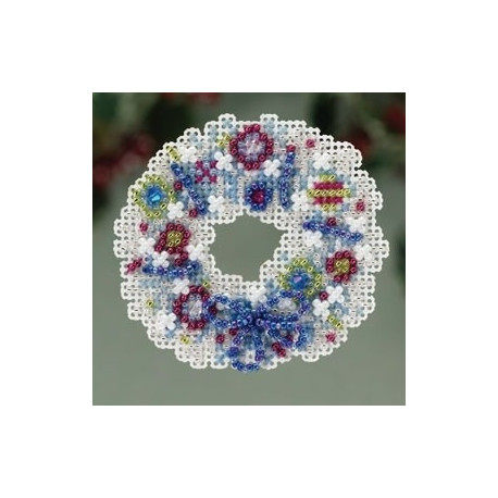 Набір для вишивання Mill Hill MH183301 Crystal Wreath фото
