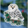 Набор для вышивания Mill Hill MH181633 Snowy Owlet фото
