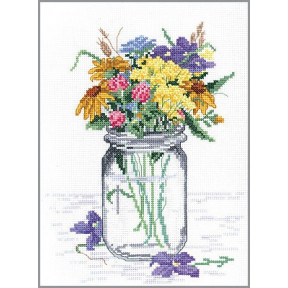 Набор для вышивания Janlynn 017-0112 Wildflower Jar