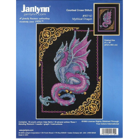 Набор для вышивания Janlynn 157-0010 Mythical Dragon фото