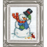 Набор для вышивания Design Works dw521 Snowman & Cardinal фото