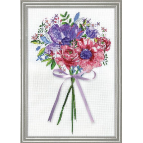 Набор для вышивания Design Works 3244 Flowers and Lace