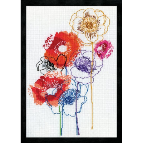 Набор для вышивания Design Works 3241 Modern Floral фото