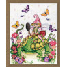 Набір для вишивання Design Works 3238 Turtle & Fairy фото