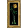 Набор для вышивки крестом Чарівна Мить 129ч Желтая роза фото