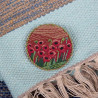 Набор для вышивки Panna ЖК-2147 Брошь. Маковое поле фото