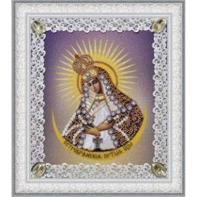 Набор для вышивания бисером  Картины Бисером Р-374 Остробрамская икона Божьей Матери (ажур)