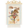 Набор для вышивания крестом Риолис 1751 Дача. Зима фото