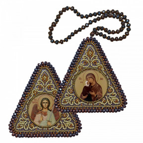 Набор для вышивания двухсторонней иконы Нова Слобода ВХ-1205 Прав. Анна, мать Пресвятой Богородицы и Ангел Хранитель