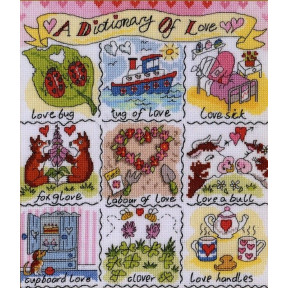 Набір для вишивання хрестиком Bothy Threads XDO11 Dictionary of Love