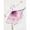 Набір для вишивання хрестиком Panna Ц-1886 Балерина. Анемон фото
