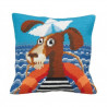 Подушка для вышивания крестом Collection D'Art 5155 "Sea Dog"