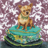 Набор для вышивки RTO M266 Интерьерные собачки–чихуахуа рыжий