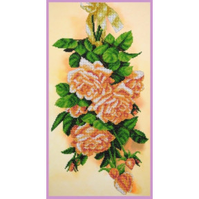 Набор для вышивания бисером Картины Бисером Р-387 Винтажные розы