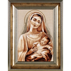 Набор для вышивки крестом Alisena 1091а Мадонна с младенцем