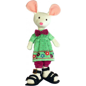 Набір для шиття м'якої іграшки ZooSapiens М3035 Біла Мишка