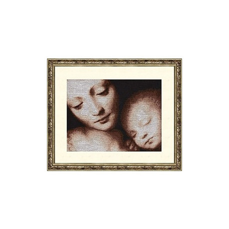 Набор для вышивки Золотое Руно СС-002 Мадонна с младенцем фото