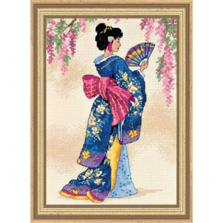Набор для вышивания Dimensions 06953 Elegant Geisha фото