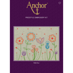 Набор для вышивания гладью  Anchor PE900 Цветы
