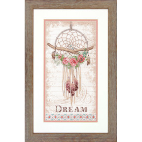 Набір для вишивання хрестиком Dimensions 70-35375 Floral Dream Catcher