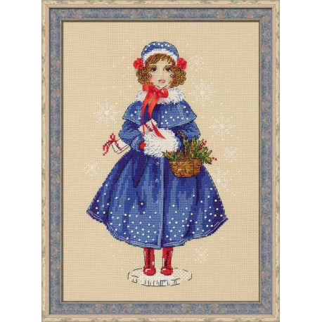 Набір для вишивання хрестиком Ріоліс 1312 Лялька Марі фото
